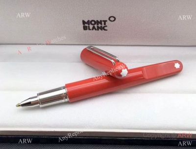 High Quality Fake Mont Blanc Pens M Marc Newson Red Rollerball